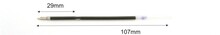 n�pl� X20, 107mm transparentn� 0,7mm, modr�