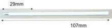 n�pl� X20, 107mm b�l� - 1,0mm, modr�