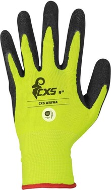 Rukavice WAYNA, m��en� v latexu s p�skovou �pravou