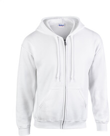 Mikina s kapuc� na zip GI18600, b�l�