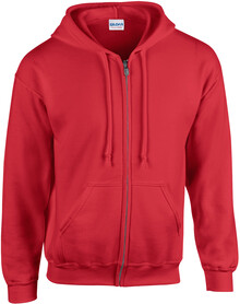 Mikina s kapuc� na zip GI18600, �erven�