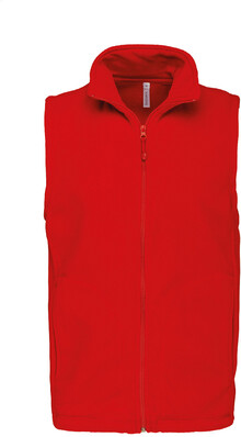 Fleecov� zateplen� vesta KA913, �erven�