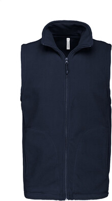 Fleecov� zateplen� vesta KA913, tmav� modr�