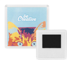 Magnet na ledniku PrintMag Square, bl