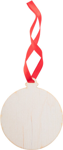 V�no�n� ozdoba, koule WoXmas, p��rodn�, �erven�