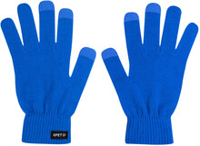 RPET rukavice na dotykovou obrazovku Retouch, modr�