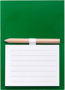 Blok s magnetkou Pecfri, zelen