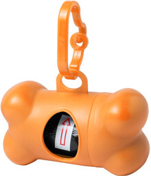 Z�sobn�k na pytl�ky na odpadky Pobba, oran�ov�