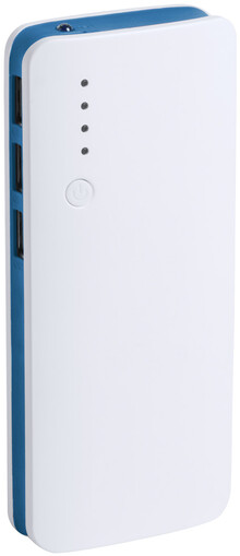 Powerbanka Tenak, sv�tle modr�, b�l�