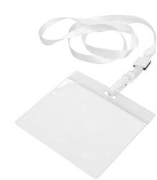 Lanyard Ballek, b�l�, pr�hledn�