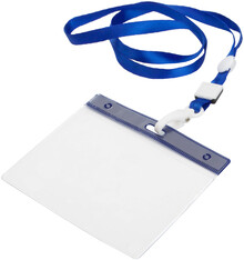 Lanyard Ballek, modr�, pr�hledn�