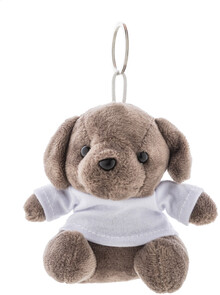 P��v�sek na kl��e s ply�ov�m psem DogFob, hn�d�