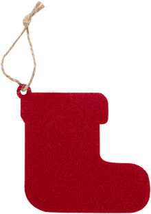 Ozdoba na v�no�n� stromek RPET, Santa boots Joulox, �erven�