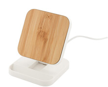 Bezdr�tov� nab�je�ka se stoj�nkem na mobil Rabso, b�l�