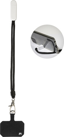 N�ramek z RPET s dr��kem na mobil CuffStand, b�l�