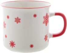 Retro vnon hrnek Nakkala, erven, bl