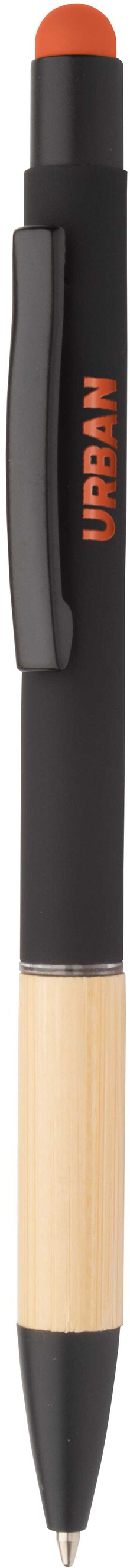 Dotykov� kuli�kov� pero Boorly, oran�ov�, �ern�