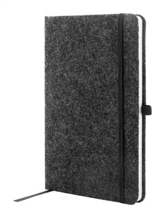 RPET plst�n� blok Refelt Note A5, tmav� �ed�
