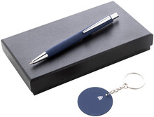 Sada pera a p��v�ku na kl��e Miroset, tmav� modr�