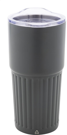 Termo hrnek Streaky Tall, tmav� �ed�