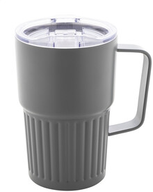 Termo hrnek Streaky Grab, tmav� �ed�