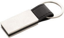 P��v�ek na kl��e Pukke, st��brn�, �ern�