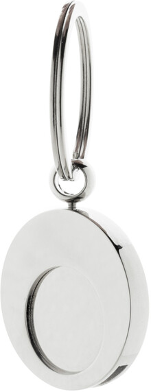 P��v�sek na kl��e do n�kupn�ho voz�ku Cromo, st��brn�