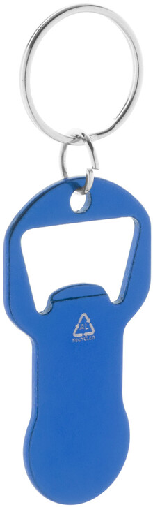 P��v�ek na kl��e s otv�r�kem na l�hve Biropi, modr�