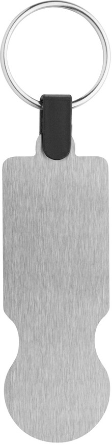 P��v�ek na kl��e s minc� do voz�ku SteelCart, st��brn�