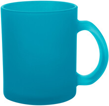 Sklen�n� hrnek - 300 ml Forsa, modr�