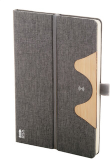 RPET blok s bezdr�tovou nab�je�kou Chatom, �ed�