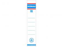�t�tek na po�ada�e DONAU, 3,3x15,3 cm, samolep�c�, b�l�
