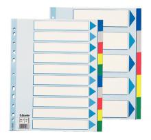 Roz�a�ova� Esselte A4 Maxi, mix barev, 10 list�