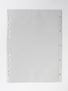 Roz�a�ova� Karton PP A4, 1 - 5, 5 list�