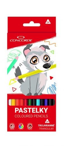PASTELKY CONCORDE trojhrann� 24ks