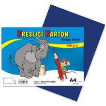 KRESL�C� KARTON A4/180g/50l modr�