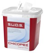 UT�RKA Chicopee S.U.D.S. Microfibre cleaning wipe, b�l�, 200 �tr�k�