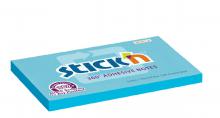 Samolepic� blo�ek Stick'n by Hopax 360�, 76 x 127 mm, modr�, 100 l�stk�