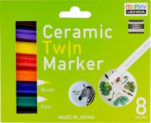 Sada popisova�� Marvy na keramiku, syt� barvy