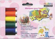 Sada popisova�� Marvy na textil, �t�te�kov� hrot - 6ks