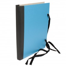 Desky spisov HIT OFFICE A2, s tkanic a hbetem, modr