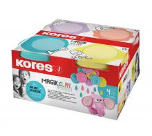 MAGIK CLAY PASTEL, lehk� modelovac� hmota, mix 4 barev po 40g