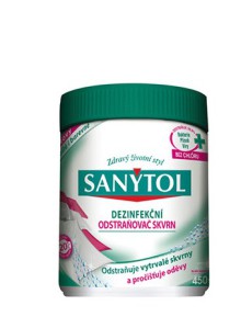 �ist�c� prost�edek na skvrny Sanytol, dezinfek�n�, 450 g