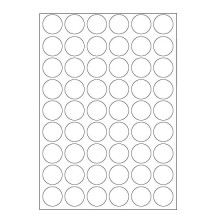 ETIKETY RayFilm pr�m�r 30 mm, b�l�, 100l