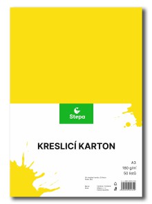 KRESL�C� KARTON A3/180g/50l �lut�