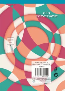 Pozn�mkov� blok Concorde A6 �ist�, 50 list�