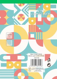 Pozn�mkov� blok Concorde A6 �tvere�ek, 50 list�