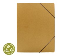 Desky - mapa LUMA ECO A4, s gumi�kou, p��rodn� hn�d�