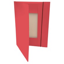 Desky - mapa 253 HIT OFFICE Plus A4, s gumi�kou, �erven�