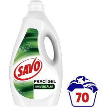 Prac gel SAVO Universal bez chlru Color&White, na bl a barevn prdlo, 3,5 l